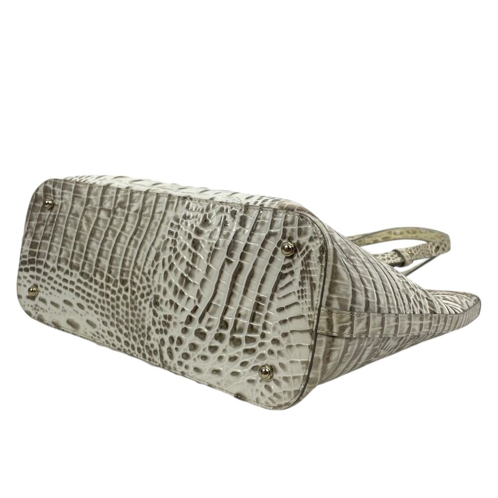 Brahmin Medium Asher Melbourne Tote Bag Shoulder Bag Cream Green - Picture 5 of 12